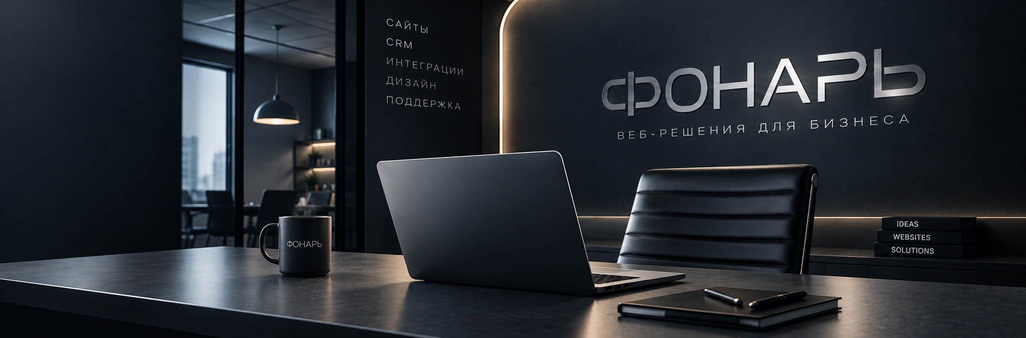 Рабочее место Студии Фонарь